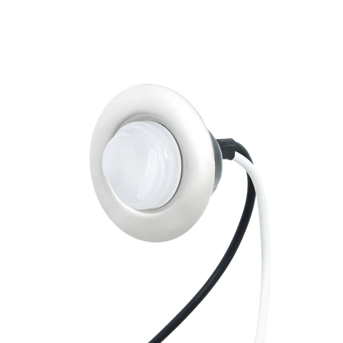3/4 Inch Mini Light GloLight 2 LED With Stainless Steel Trim