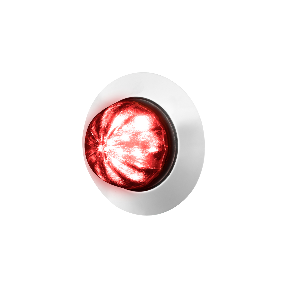 1-1/4 Inch Watermelon Light With Stainless Steel Bezel, 6 LED Dual Function