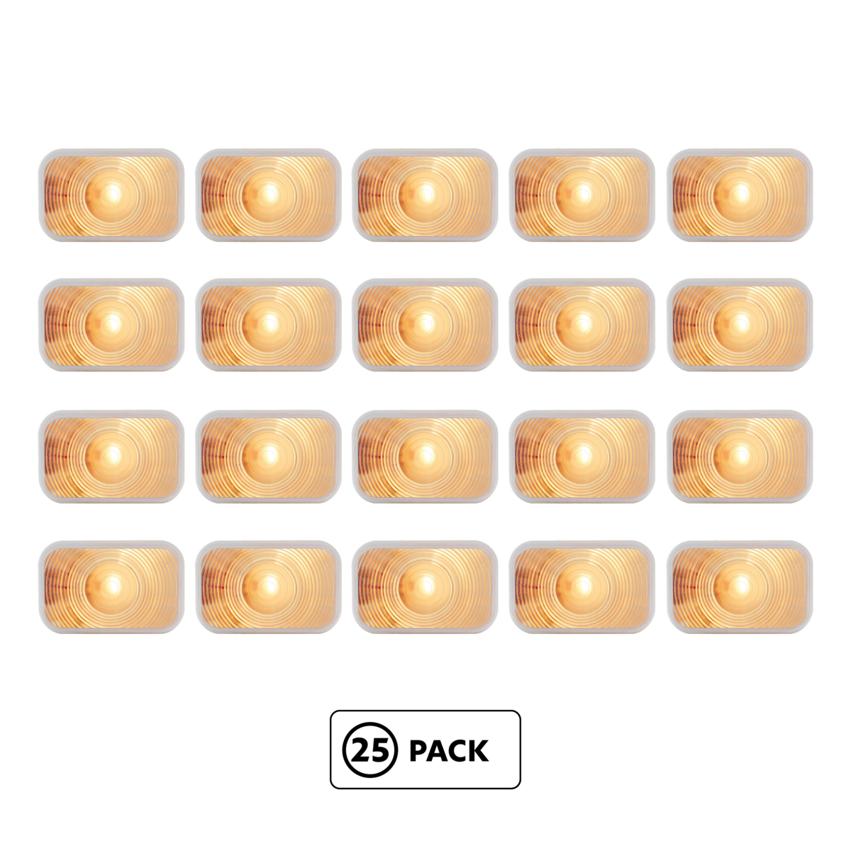 5-5/16" Rectangular Back-Up Light (25-Pack)
