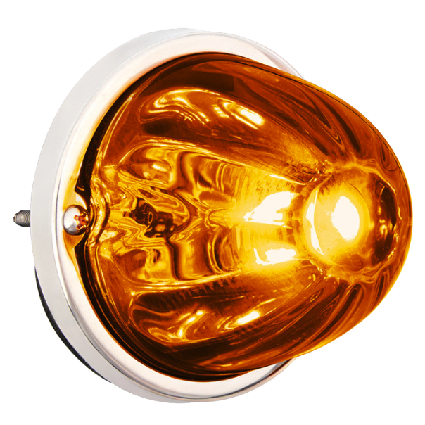 3 Inch Watermelon Light With GLASS LENS, 18 LED Bulb, Flush Mount Kit