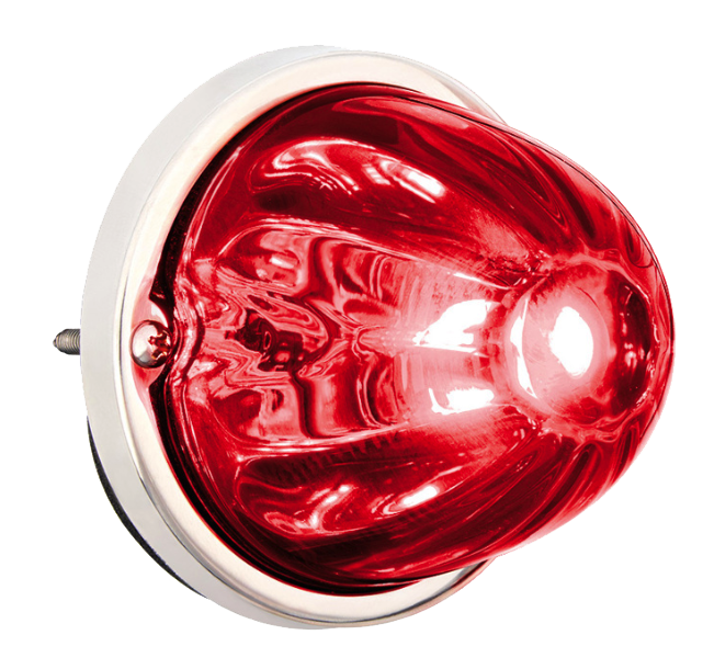 3 Inch Watermelon Light With GLASS LENS, 18 LED Bulb, Flush Mount Kit