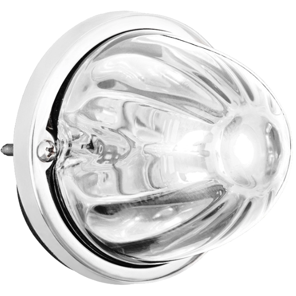 3 Inch Watermelon Light With GLASS LENS, 18 LED Bulb, Flush Mount Kit