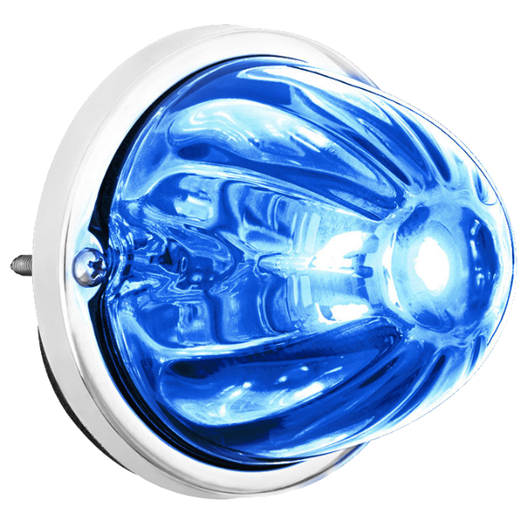 3 Inch Watermelon Light With GLASS LENS, 18 LED Bulb, Flush Mount Kit