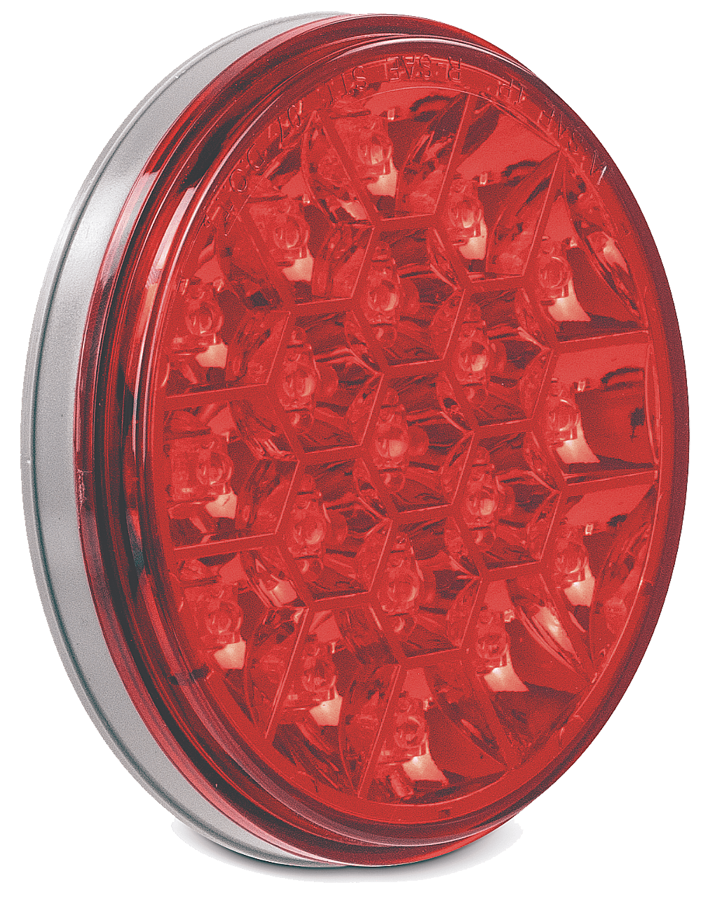 4 Inch Round STT Beehive Style 19 LED Red Lights - HD Truck Source