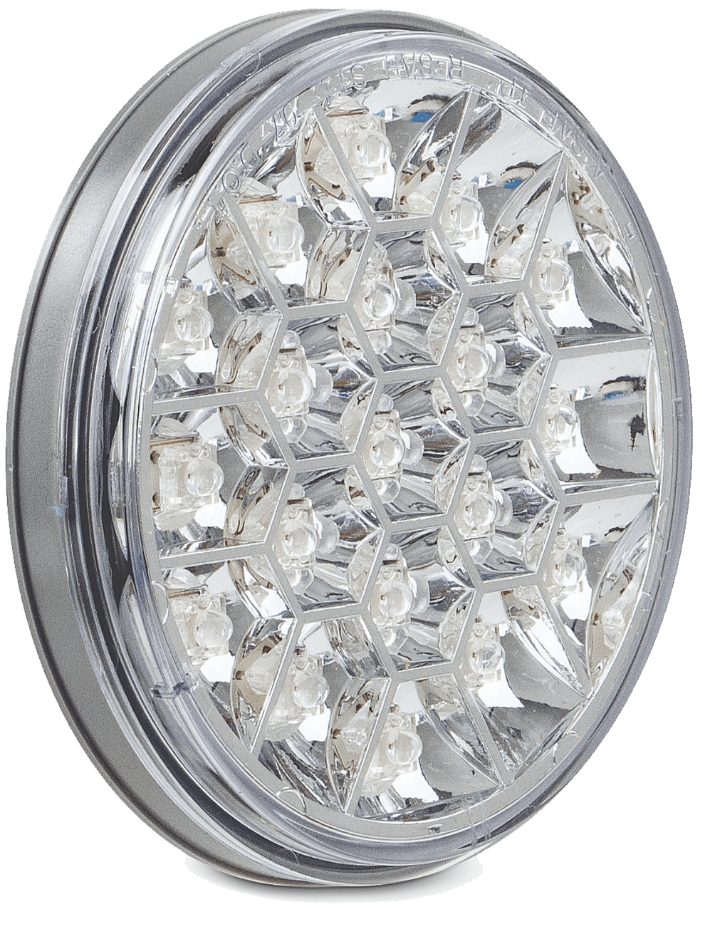 4 Inch Round STT Beehive Style 19 LED Red Lights - HD Truck Source