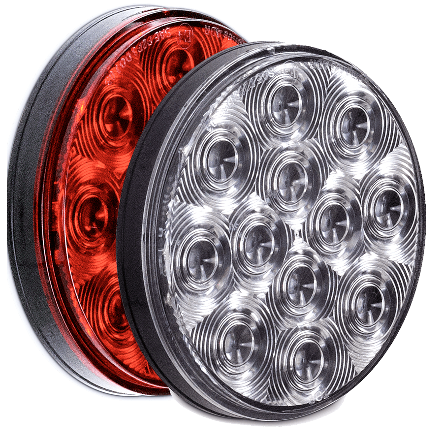 4 Inch Round STT Economy 12 LED Lights - HD Truck Source