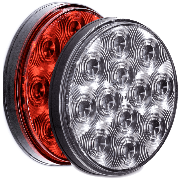4 Inch Round STT Economy 12 LED Lights - HD Truck Source
