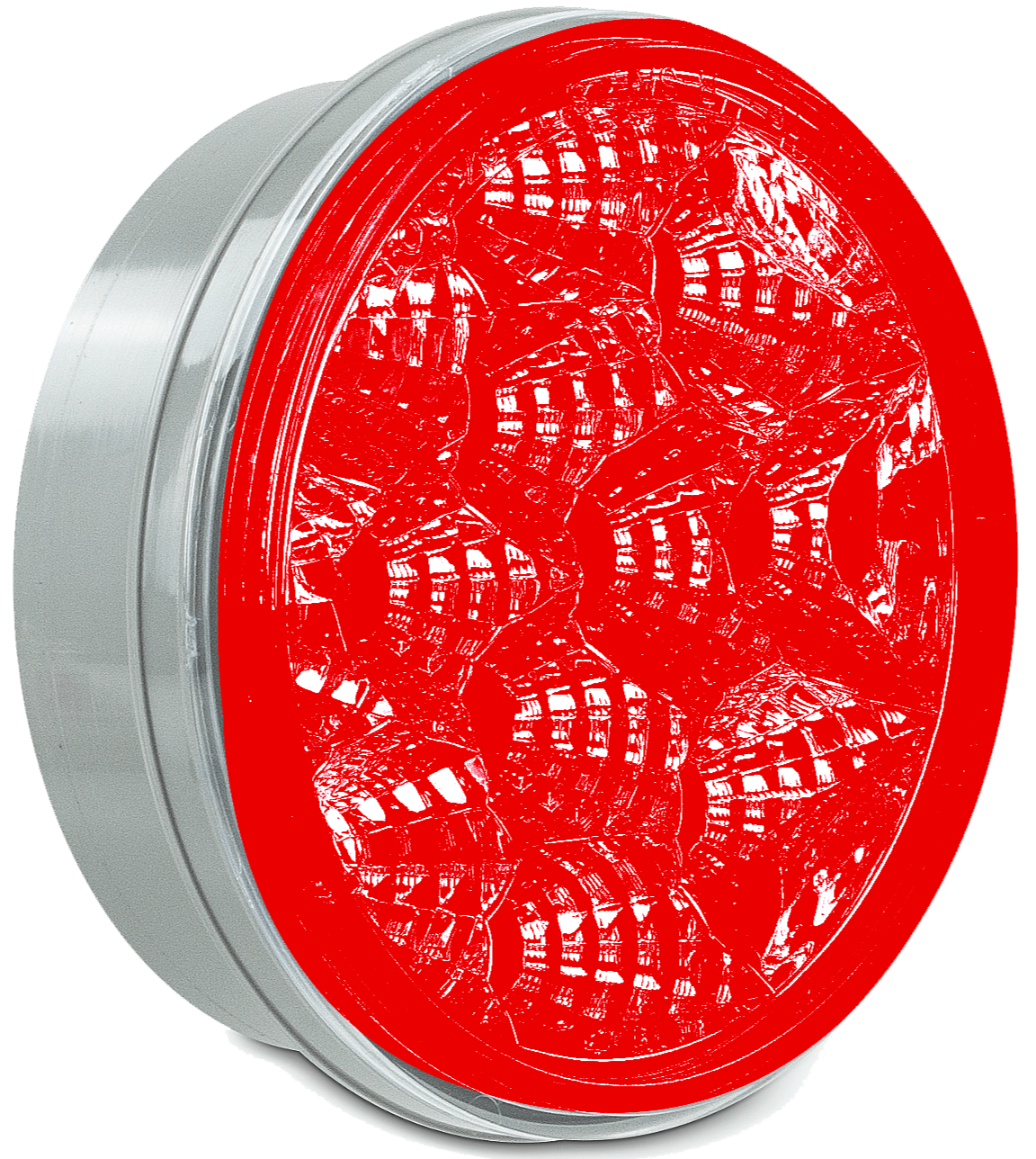 4 Inch Round STT Spyder Lights With 12 LEDs - HD Truck Source