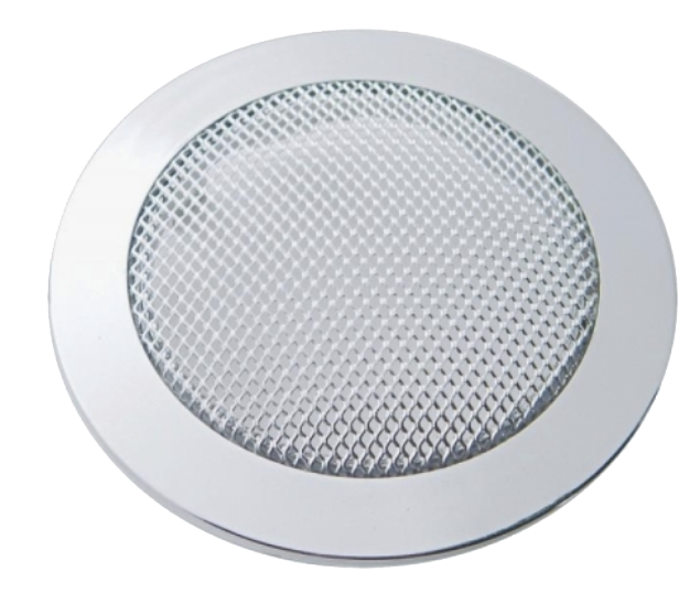 Peterbilt - Chrome Small Round Speaker Cover For Various, Snap-On