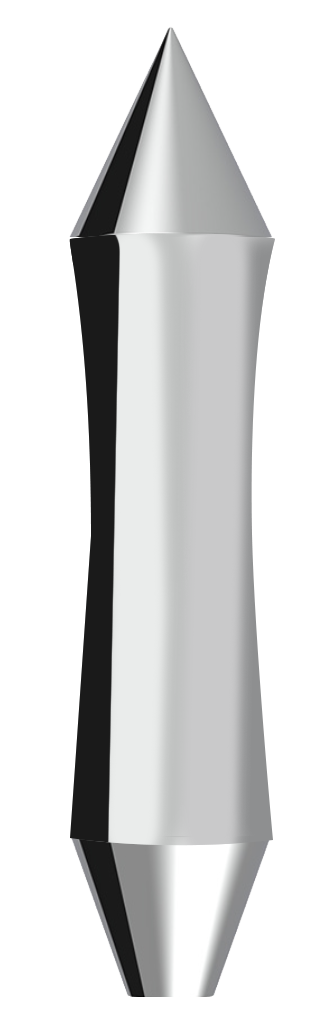 Air Valve Lever and Stand Set Chrome - Talladega