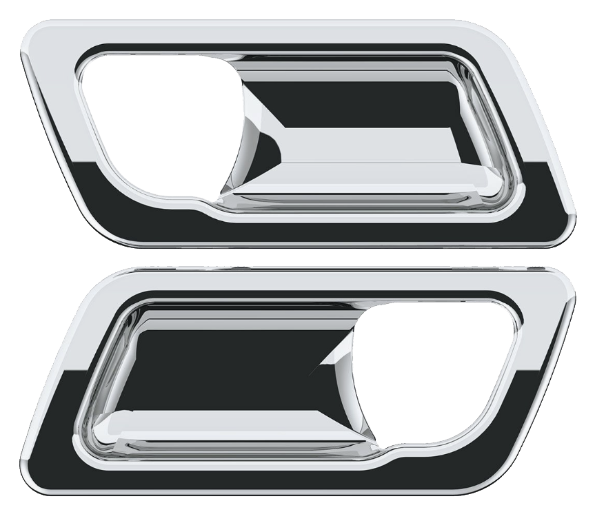 Peterbilt - Chrome Interior Door Handle Trim Pair