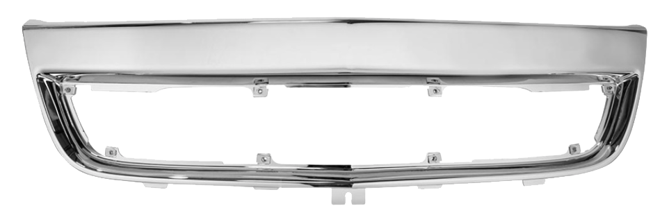 Volvo VNL 2018-2024 - Center Bumper Trim, Chrome or Black