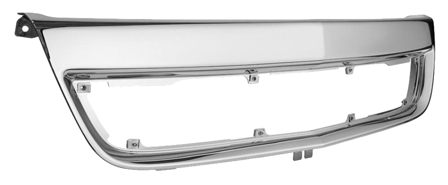 Volvo VNL 2018-2024 - Center Bumper Trim, Chrome or Black