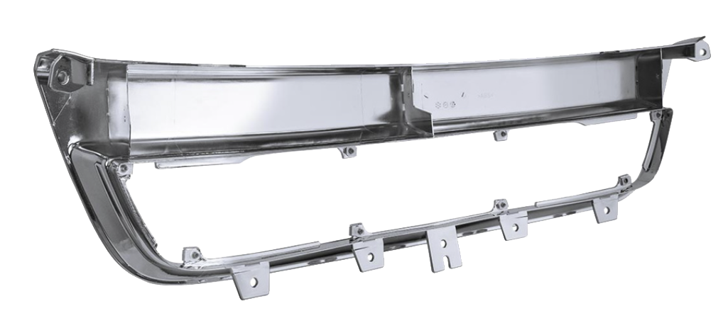 Volvo VNL 2018-2024 - Center Bumper Trim, Chrome or Black