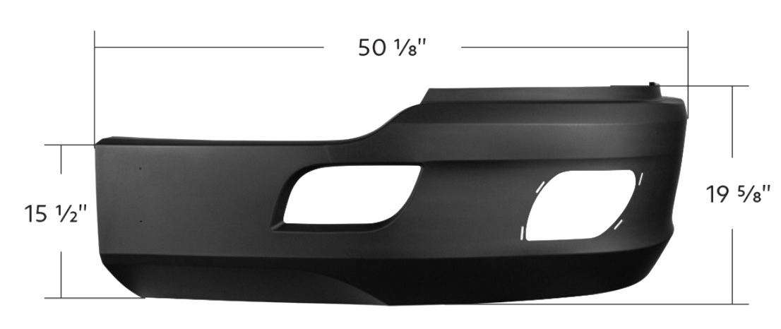 Kenworth T-680 (2013-2021) - Replacement Bumper Covers