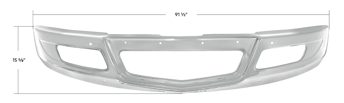 International MV (2023+) - Bumper Black Or Chrome