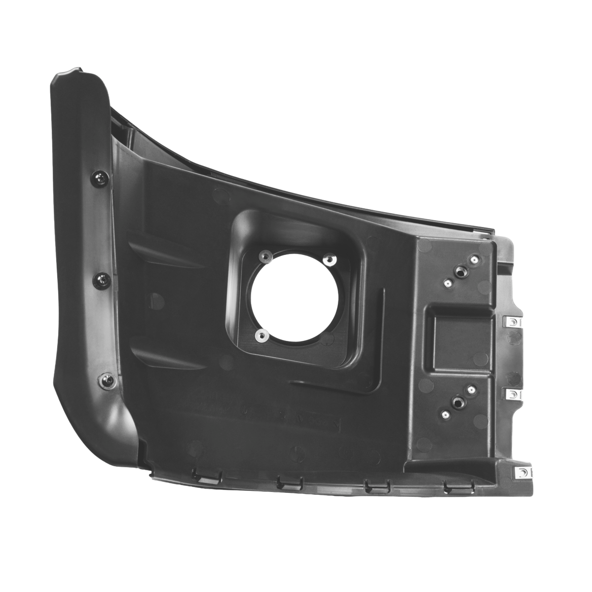 Peterbilt 579 (2012-2021) - Bumper End With Fog Light Hole