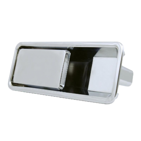International 8300/8200 (1989-2000), 4900/4800 (1990-2002) - Chrome Interior Door Handle