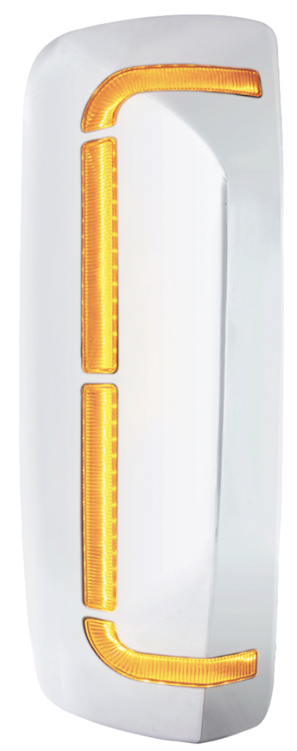 Volvo VNL - 59 LED Chrome Mirror Cover With Sequential LED