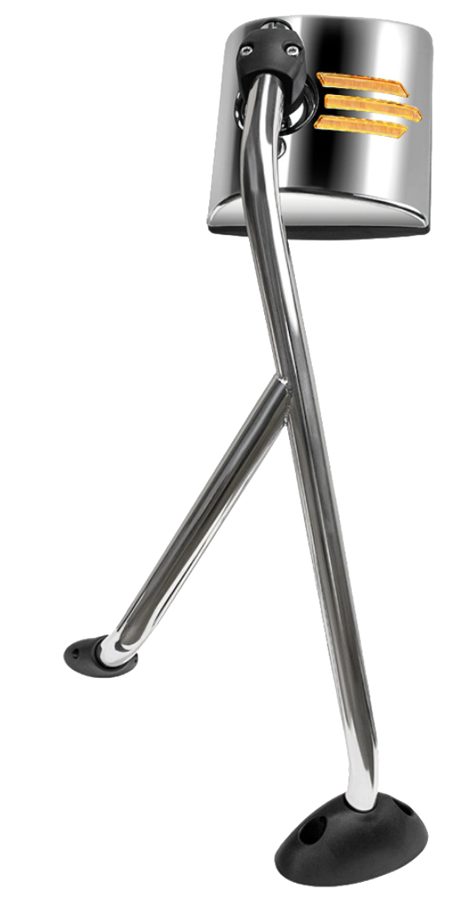 International Prostar - Stainless Steel Hood Mirror Assembly With Sequential LED Turn Signal