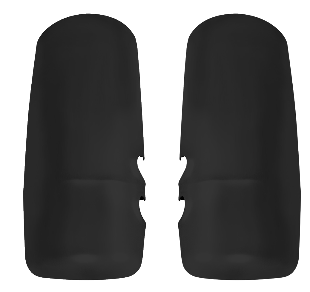 Kenworth T680 2013 and Up - Mirror Cover, Matte Black