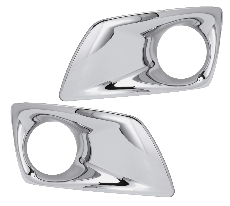 Kenworth T660 - Chrome Fog Light Lamp Bezel Trim Cover
