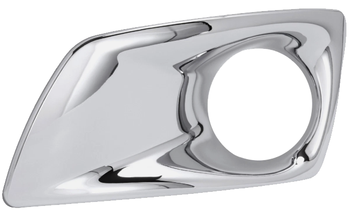 Kenworth T660 - Chrome Fog Light Lamp Bezel Trim Cover