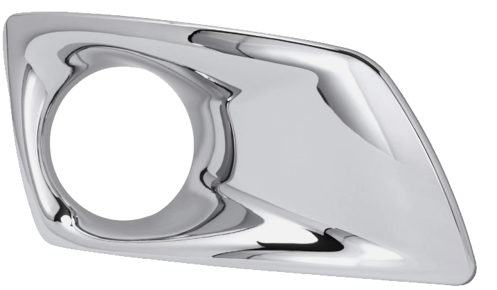 Kenworth T660 - Chrome Fog Light Lamp Bezel Trim Cover