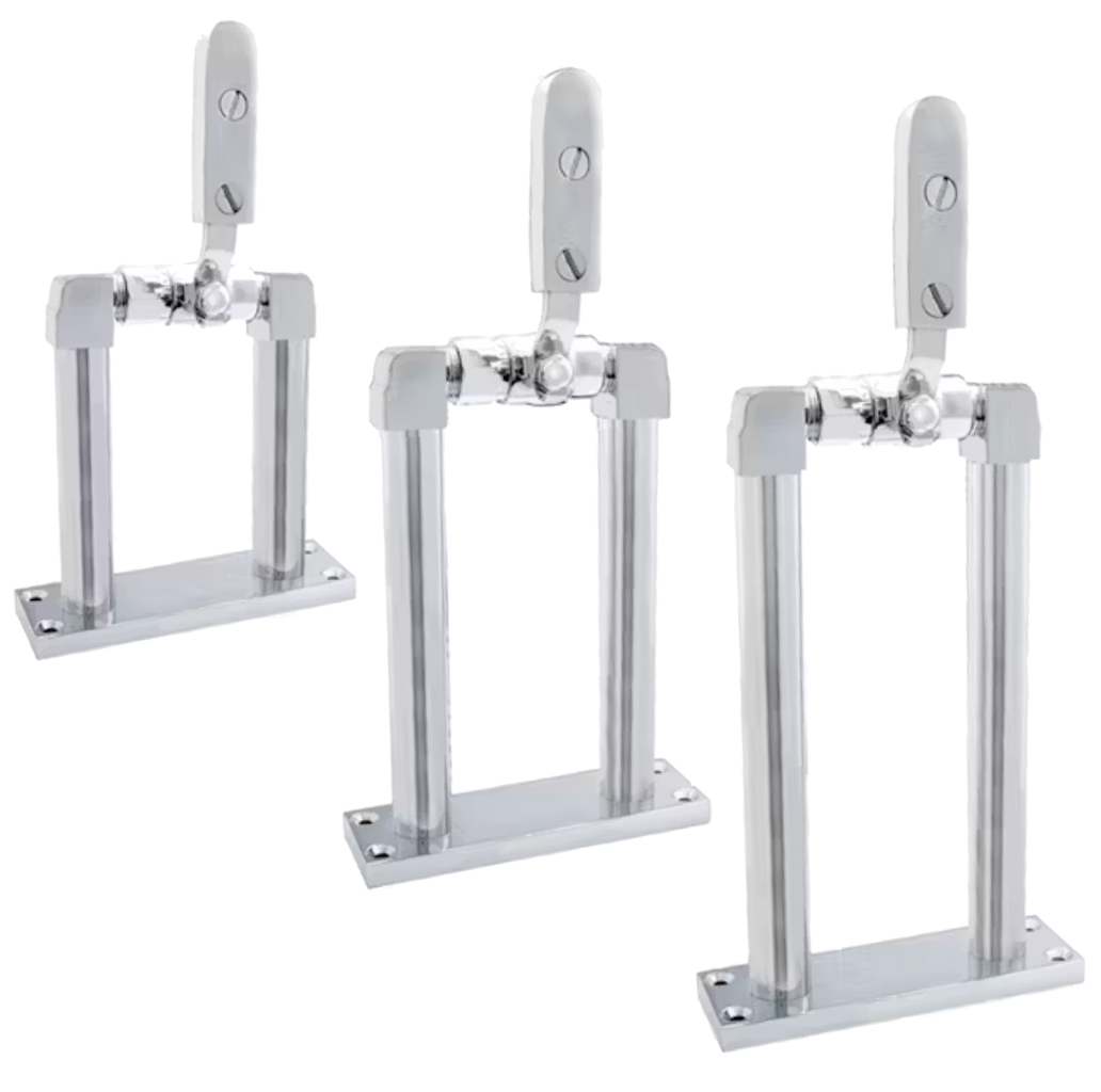 Air Valve Lever and Stand Set Chrome - Standard