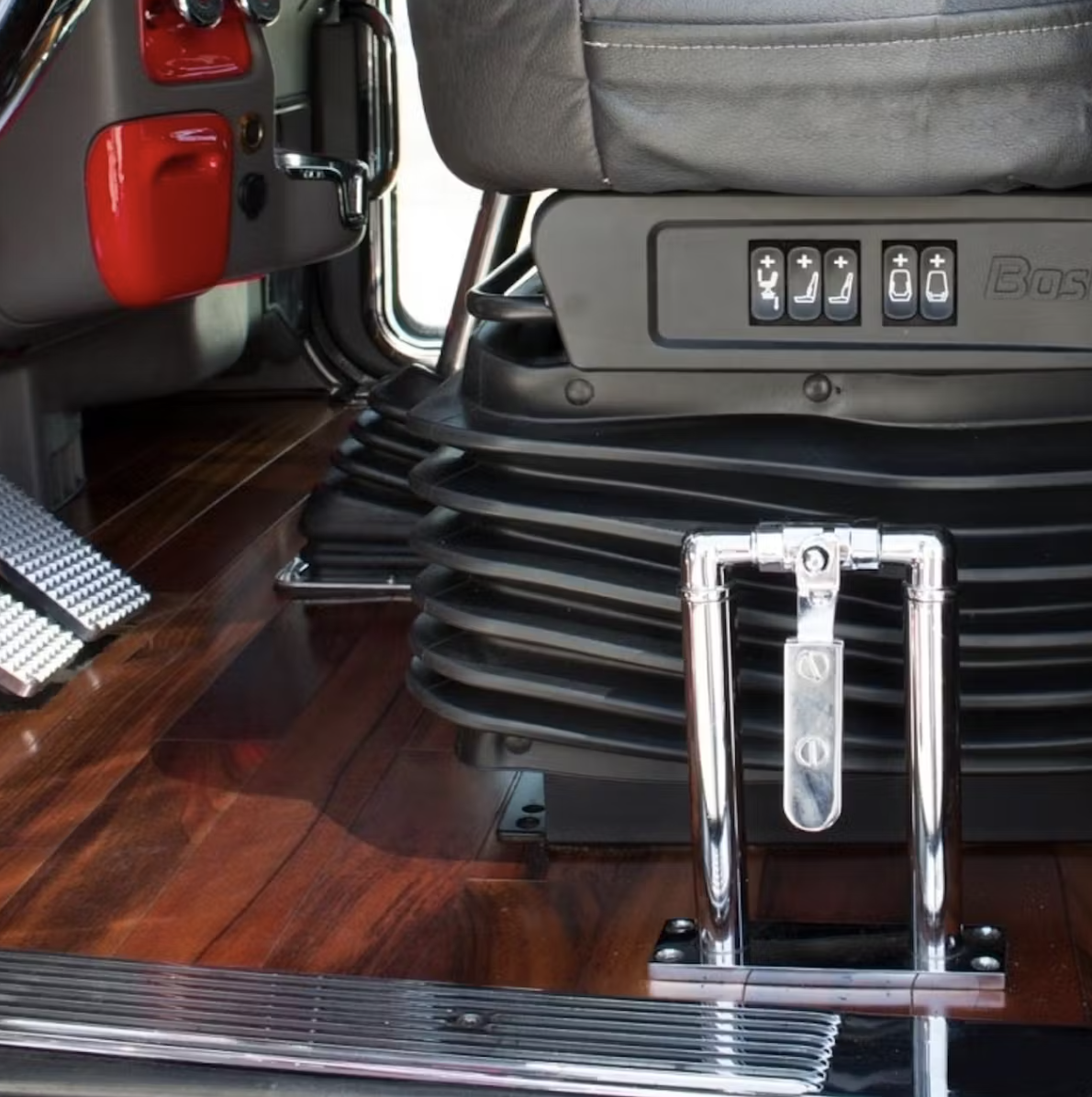 Air Valve Lever and Stand Set Chrome - Standard