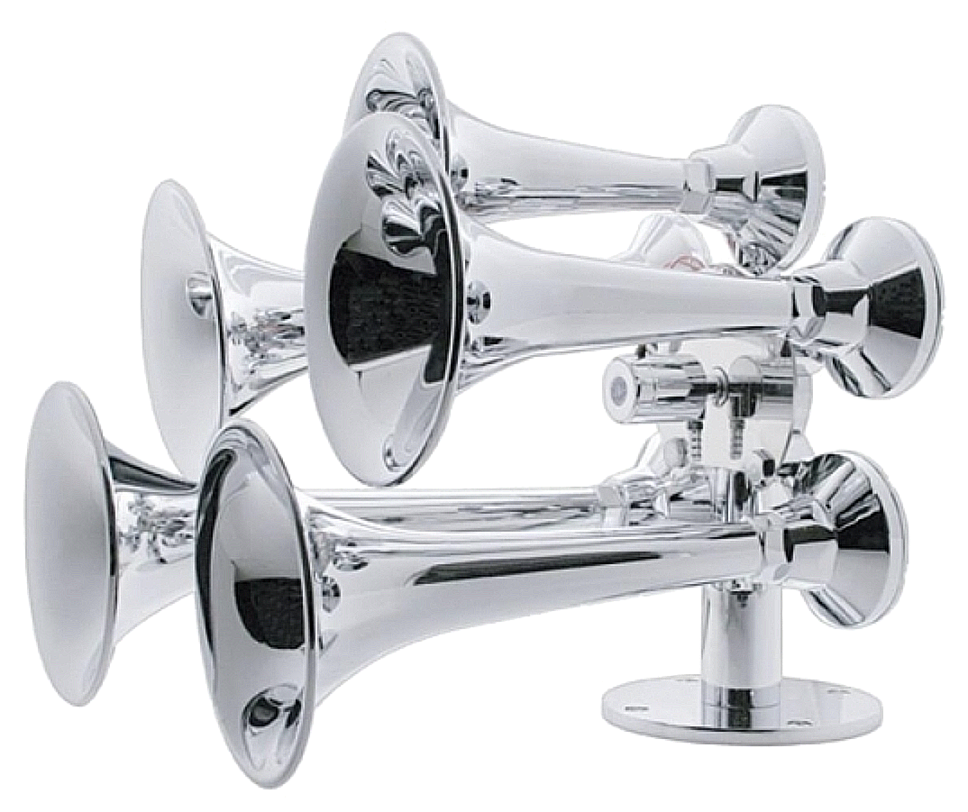 5 Trumpet Chrome Train Horn