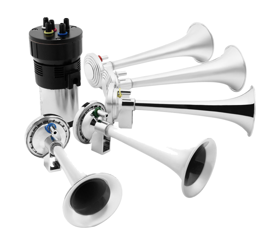 Dixie Air Chrome Horn Kit