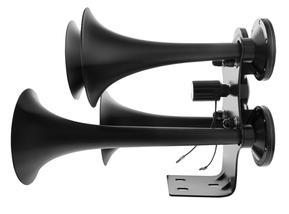 4 Trumpet Black Train Horn