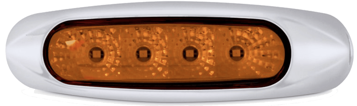 5.75 Inch Clearance Marker Spyder Lights With 4 LEDs - HD Truck Source