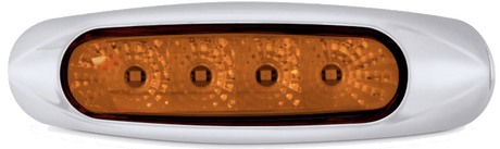 5.75 Inch Clearance Marker Spyder Lights With 4 LEDs - HD Truck Source