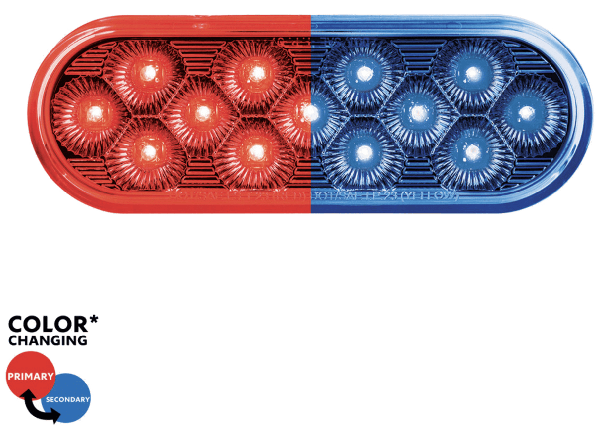 6" Oval Dual Function 13 LED Light - HD Truck Source