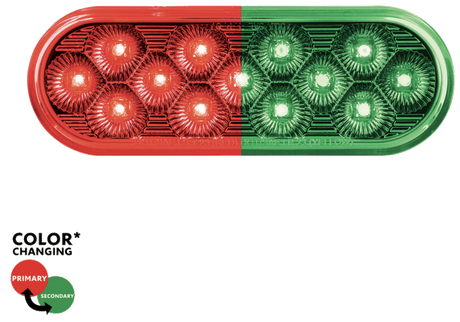 6" Oval Dual Function 13 LED Light - HD Truck Source