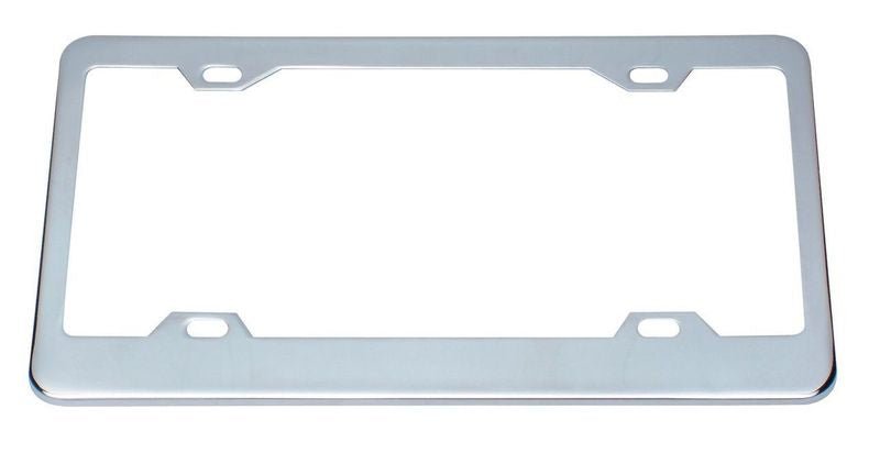 6 x 12 Inches Chrome License Plate Frame - HD Truck Source