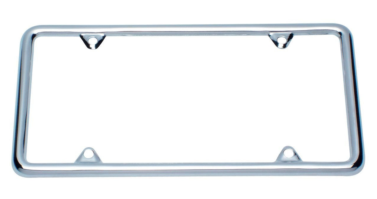 6 x 12 Inches Slim Chrome License Plate Frame - HD Truck Source