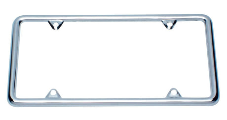 6 x 12 Inches Slim Chrome License Plate Frame - HD Truck Source