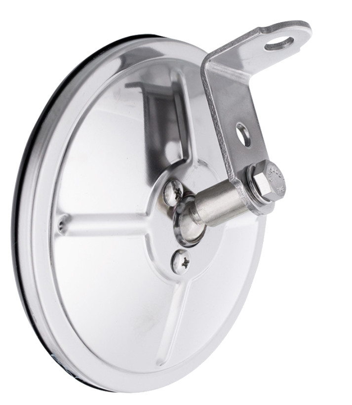 Convex Mirror - 430 Stainless Steel 5, 6, 7.5 and 8.5 Inch