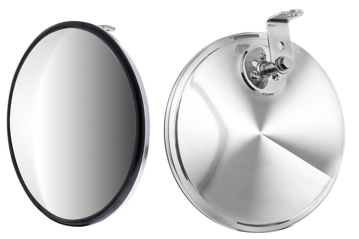 Convex Mirror - 430 Stainless Steel Offset Mounting Stud