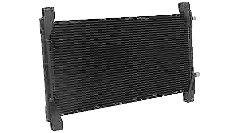 Volvo Conventional CAB, WCA, WIA (42,62) With R134A (1992-1998) - A/C White Condenser