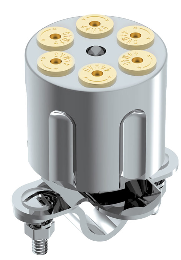 Spinner - Chrome Aluminum Gun Cylinder