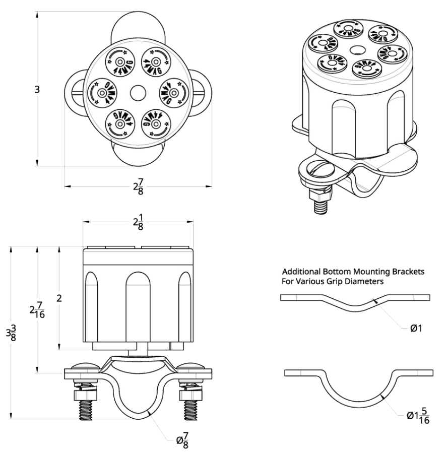 Spinner - Chrome Aluminum Gun Cylinder