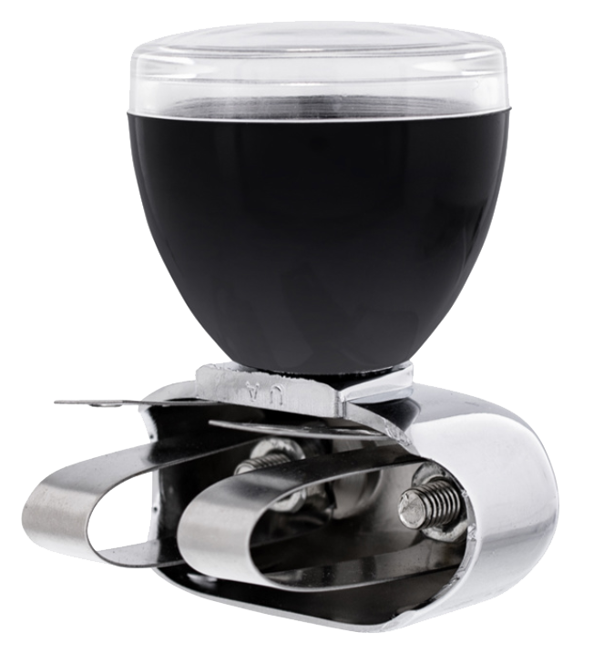 Spinner - Vintage Steering Wheel Spinner With Clear Removable Top & Additional Flag Inserts