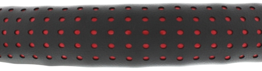 Leather 18" Perforated Steering Wheel Cover