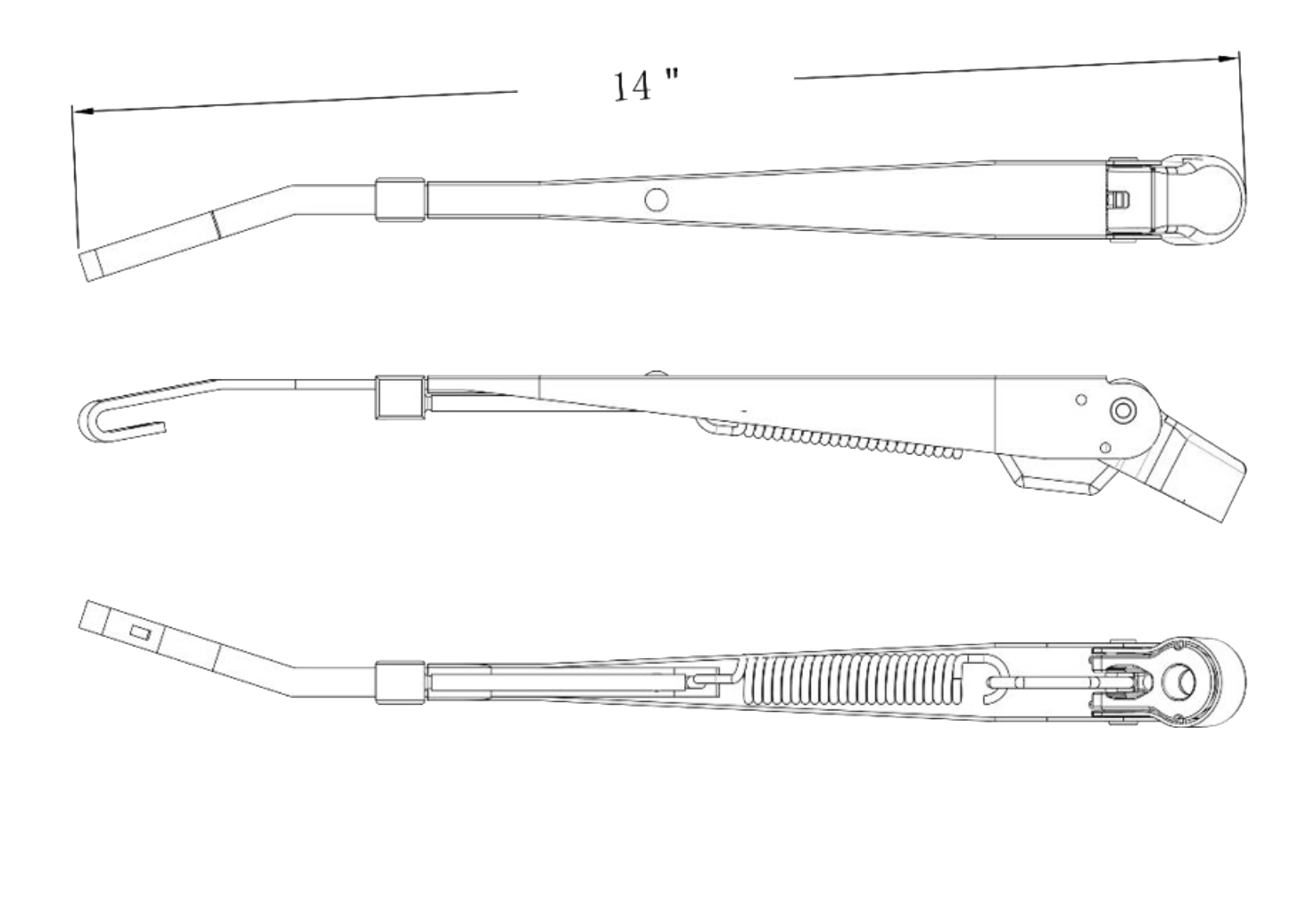 Peterbilt 379 1990-2007 - Wiper Arm Assembly R236002