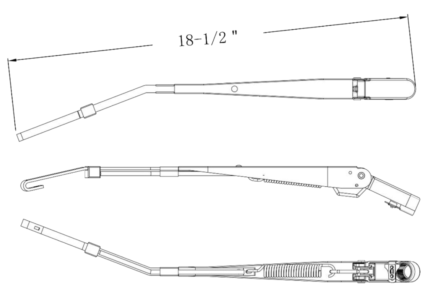 International 1990-1999 - Wiper Arm Assembly