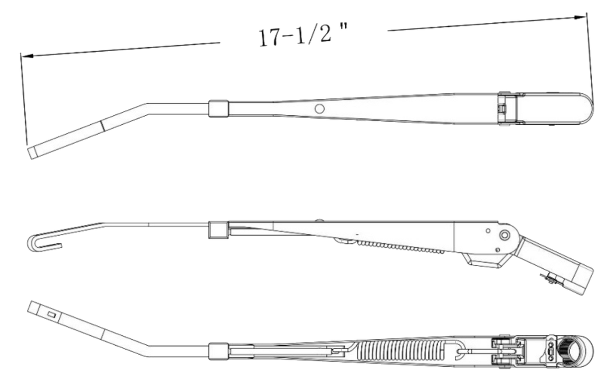 Western Star (2015-2021) - Wiper Arm Assembly